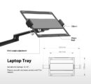 Monitor + Laptop Stand Desktop Adjustable