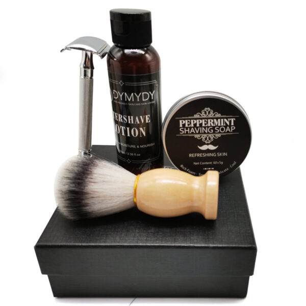 Men's Shave Kit with Aftercare – Complete Facial Grooming Set for Smooth Skin - Image 2