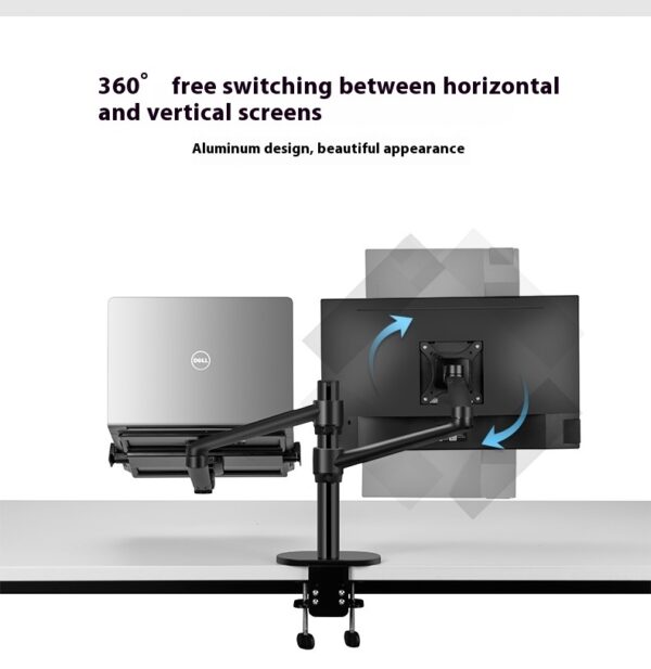Monitor + Laptop Stand Desktop Adjustable - Image 10