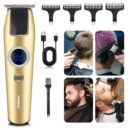 Professional Carved Haircut Clippers for Men – Precision Cordless Hair Trimmer for Home Use