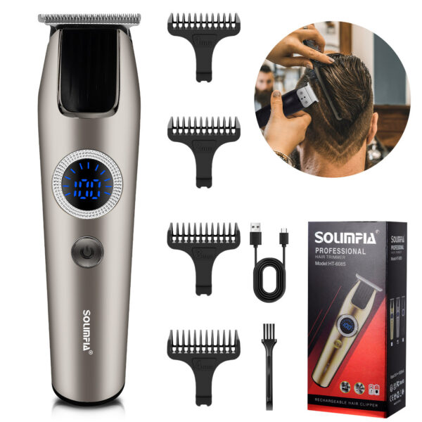Professional Carved Haircut Clippers for Men – Precision Cordless Hair Trimmer for Home Use - Image 3