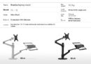 Monitor + Laptop Stand Desktop Adjustable