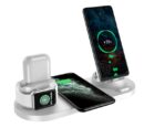 6-in-1 Fast Wireless Charging Dock Station for iPhone, Apple Watch & AirPods – Qi-Certified