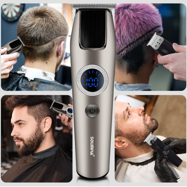 Professional Carved Haircut Clippers for Men – Precision Cordless Hair Trimmer for Home Use - Image 5