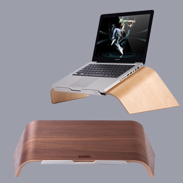 SAMDI Wooden Laptop Tilt Stand - Image 2