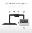 Monitor + Laptop Stand Desktop Adjustable