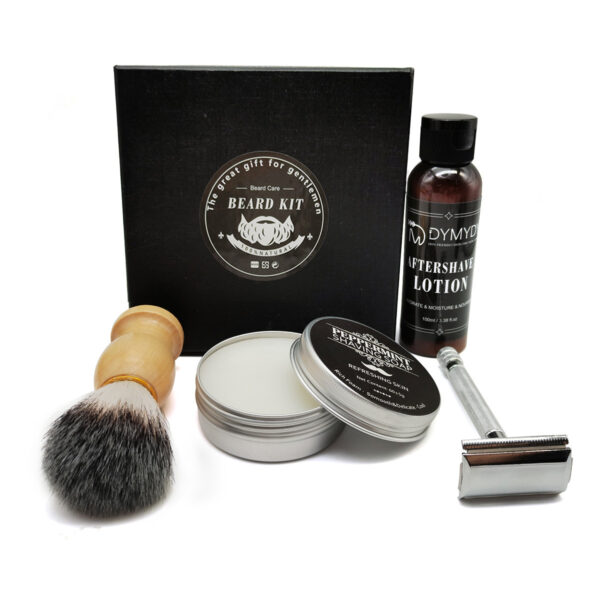 Men's Shave Kit with Aftercare – Complete Facial Grooming Set for Smooth Skin
