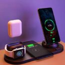 6-in-1 Fast Wireless Charging Dock Station for iPhone, Apple Watch & AirPods – Qi-Certified