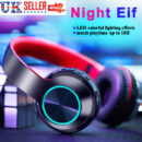 Wireless Bluetooth Headphones Over-Ear Noise Canceling All Devices