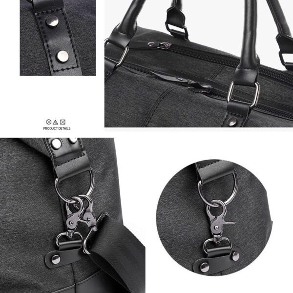 New Travel Luggage Bags High Capacity Bag Water Resistant Men Bag for Trip Black Casual Available Big Space Bag Travel - Image 3