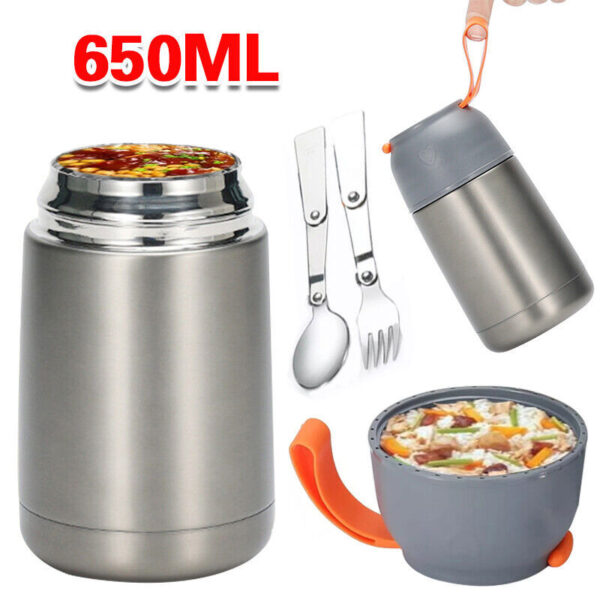 Hot Foodsoup Flask Stainless Steel Vacuum Insulated Jar - Image 8
