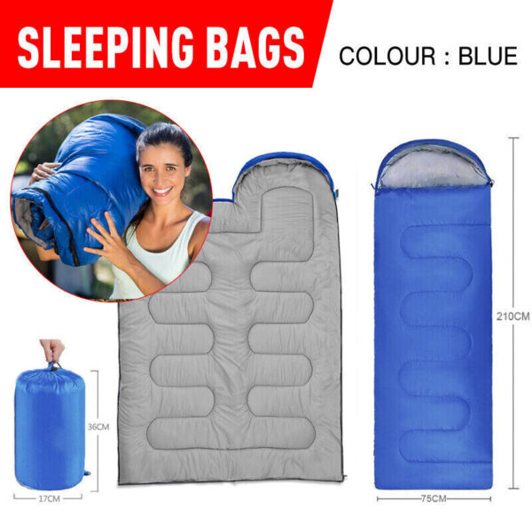 4 Season Single Sleeping Bags Camping - Image 9