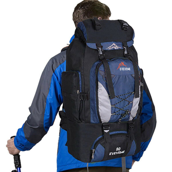 EVEME 80L Hiking Waterproof Travel Backpack - Image 5