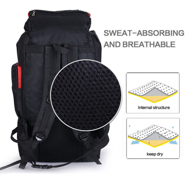EVEME 80L Hiking Waterproof Travel Backpack - Image 2