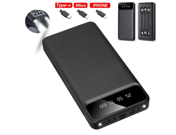 Power Bank 20000mAh USB-C Fast Charger Battery Pack Portable For Mobile Phone - Image 7