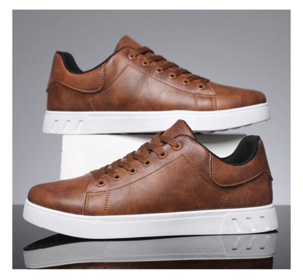 Lace-up Flat Shoes Men's Fashion Casual Shoes - Image 9