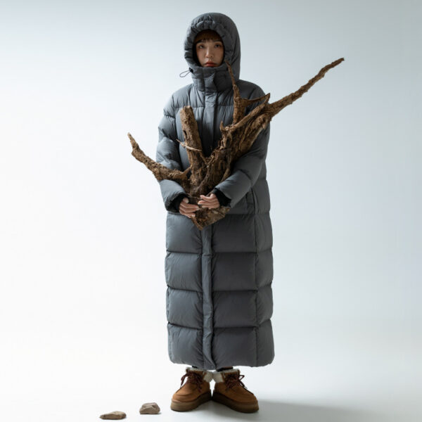 Down Jacket Goose Down Outdoor Thickened Ultra-long Coat - Image 7
