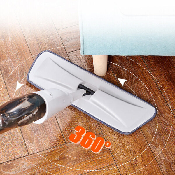 Spray Mop For Floor Cleaning 5 Reusable Microfibre Pads Water Bottle Tank UK - Image 9