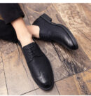Men's Soft Leather Pointed Shoes