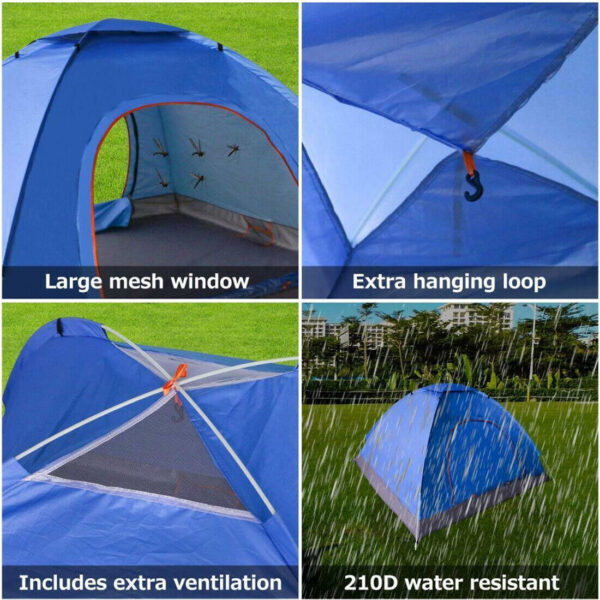 3-4 Person Automatic Camping Tent - Image 4