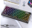 Attack Shark K75RGB Wireless Mechanical Bluetooth Transparent Gasket Hot Plug Keyboard