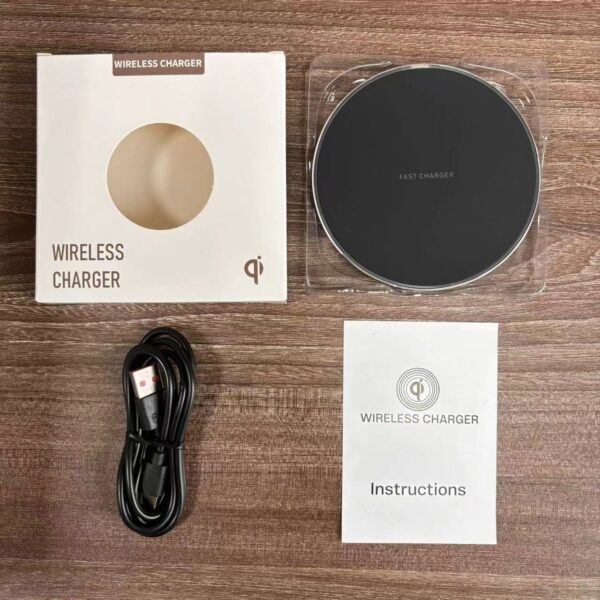 Wireless Phone Charger Disc Aluminum Alloy - Image 2