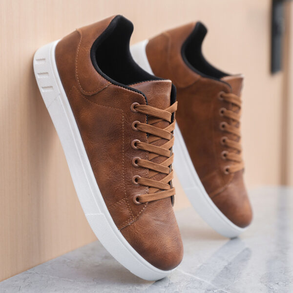 Lace-up Flat Shoes Men's Fashion Casual Shoes - Image 10