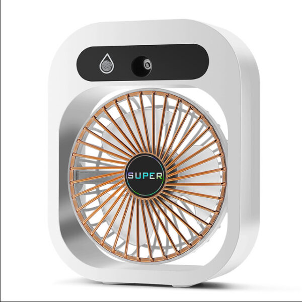 Air Conditioning Fan Desk Misting Fan Air Cooler Cooling USB Rechargeable Humidifier Portable Spray Fan With 3 Wind Speeds Mist Fan For Home - Image 9