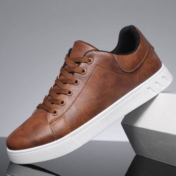 Lace-up Flat Shoes Men's Fashion Casual Shoes - Image 4