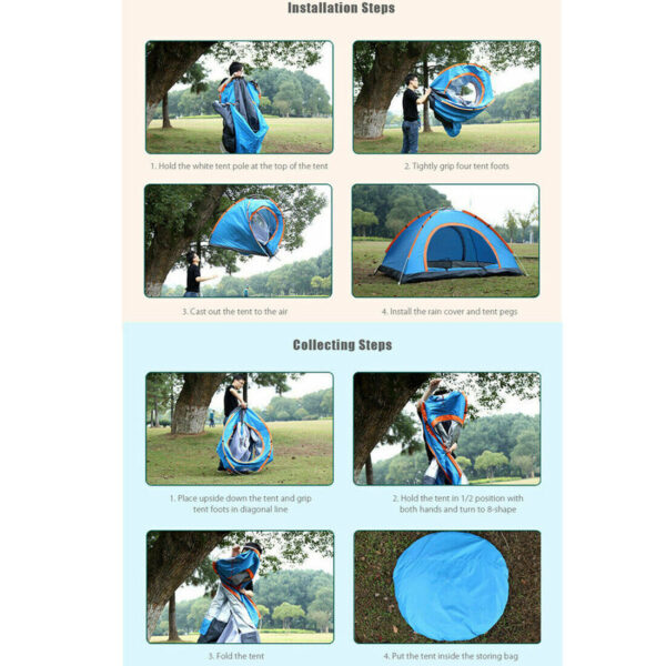 3-4 Person Automatic Camping Tent - Image 9