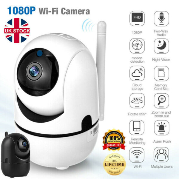 UK 1080P IP Camera Wireless WIFI Outdoor CCTV HD PTZ Smart Home Security IR Cam - Image 4