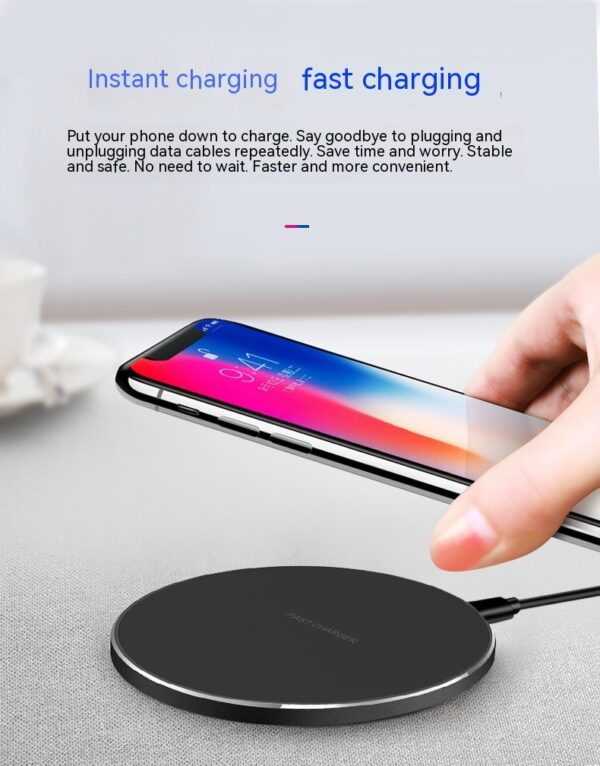 Wireless Phone Charger Disc Aluminum Alloy - Image 7