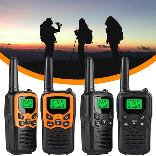 2Pcs Long Range Walkie Talkies - Image 2