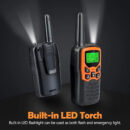 2Pcs Long Range Walkie Talkies