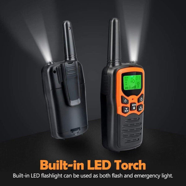 2Pcs Long Range Walkie Talkies - Image 9