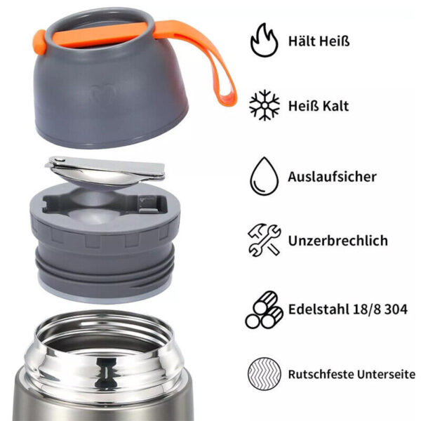 Hot Foodsoup Flask Stainless Steel Vacuum Insulated Jar - Image 5