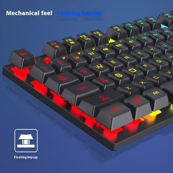 Wired Keyboard Luminous Desktop And Notebook Computer Accessories - Image 7